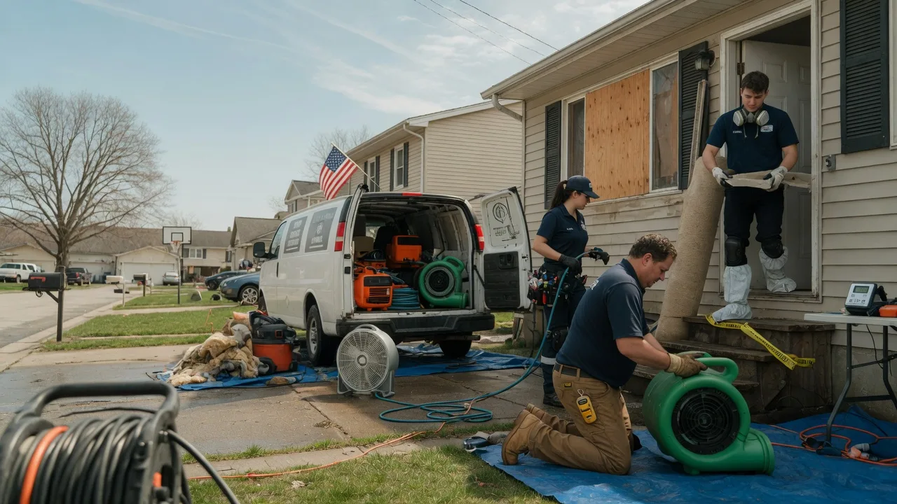 Water Damage Restoration in Wamego, KS near me